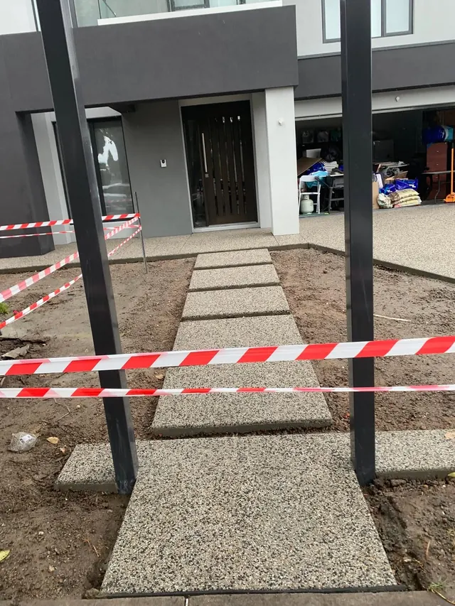 Aggregate stepping path